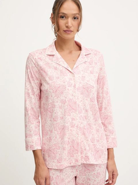 Lauren Ralph Lauren piżama damska kolor różowy ILN92443