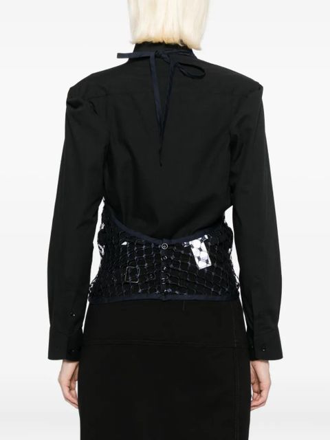 LEMAIRE Fishnet halter top - Blue - zdjęcie produktu nr 2