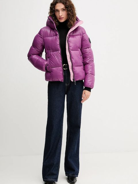 Save The Duck kurtka BIDDY kolor fioletowy zimowa D31989W.LOVE21