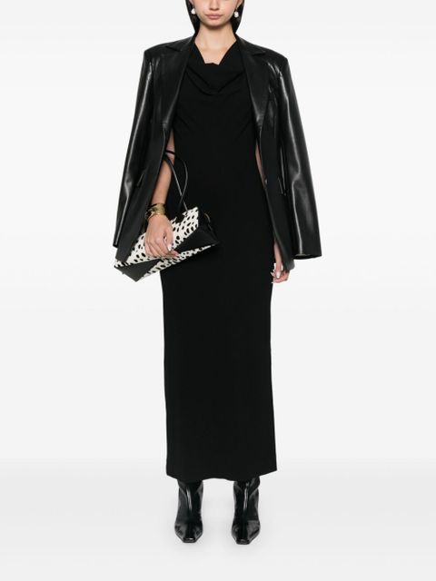 TOTEME cowl-neck maxi dress - Black - zdjęcie produktu nr 2