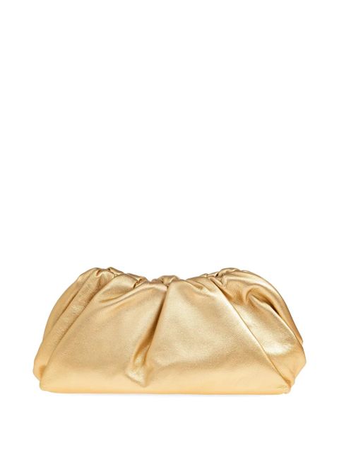 Cult Gaia Dulce ruched chain-link shoulder bag - Gold