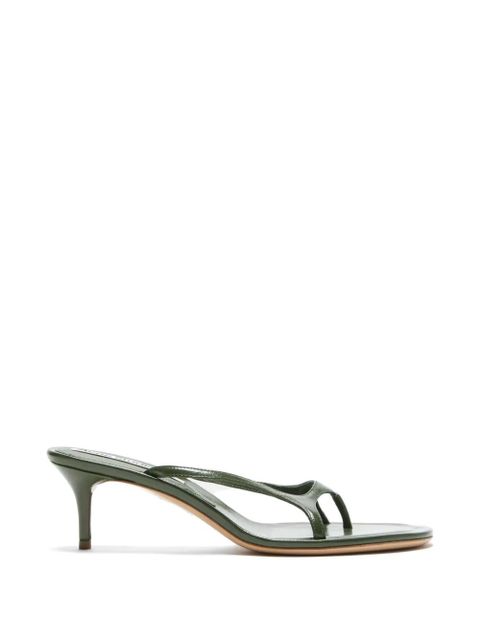 Acne Studios thong-strap kitten-heel sandals - Green - zdjęcie produktu nr 1