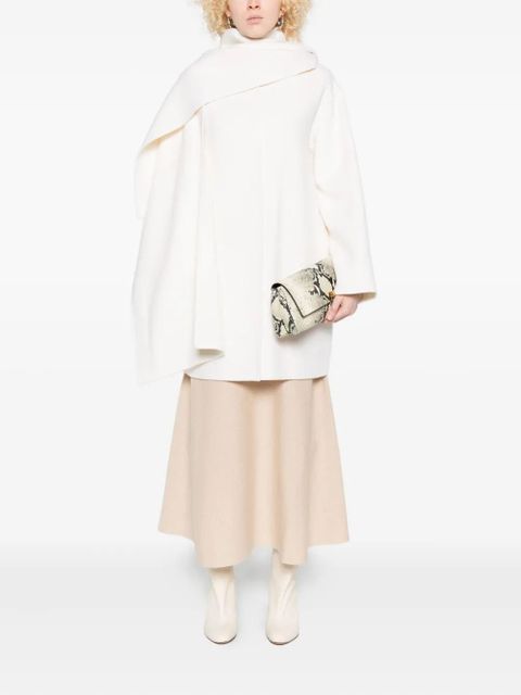 Max Mara ribbed flared skirt - Neutrals