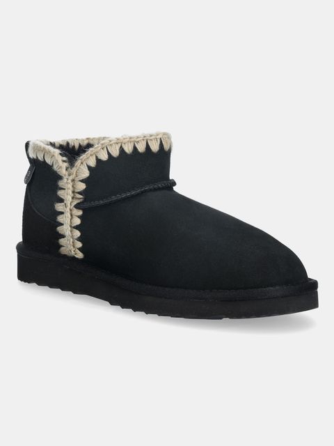 Answear.LAB śniegowce zamszowe kolor czarny - zdjęcie produktu nr 1