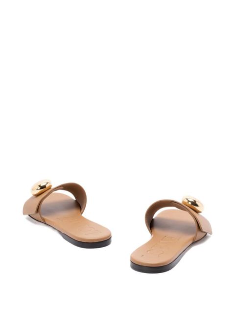 LOEWE Pebble leather sandals - Neutrals