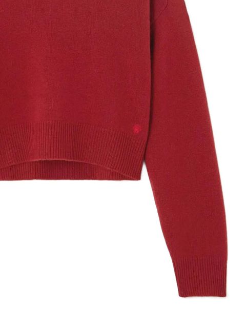 LouLou de Saison Anaa V-neck ribbed sweater - Red - zdjęcie produktu nr 2