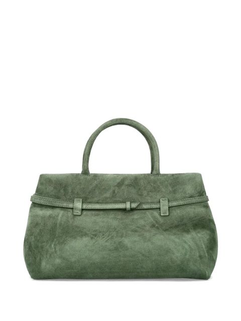 Manu Atelier Le Cambon 35 suede tote bag - Green - zdjęcie produktu nr 2