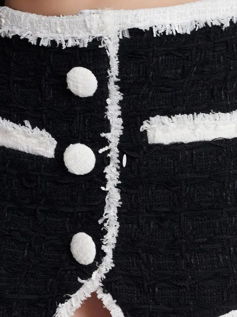 Balmain tweed mini skirt - Black - zdjęcie produktu nr 1