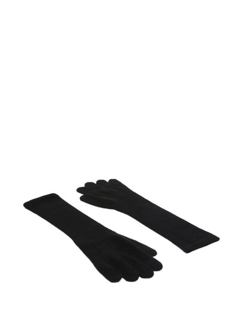 Max Mara ribbed gloves - Black - zdjęcie produktu nr 2