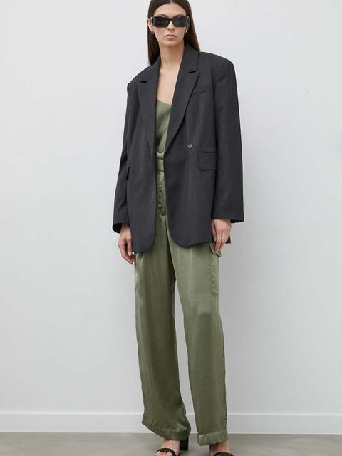 BA&SH top CLARISSE damski kolor beżowy gładka 1E24CLAR