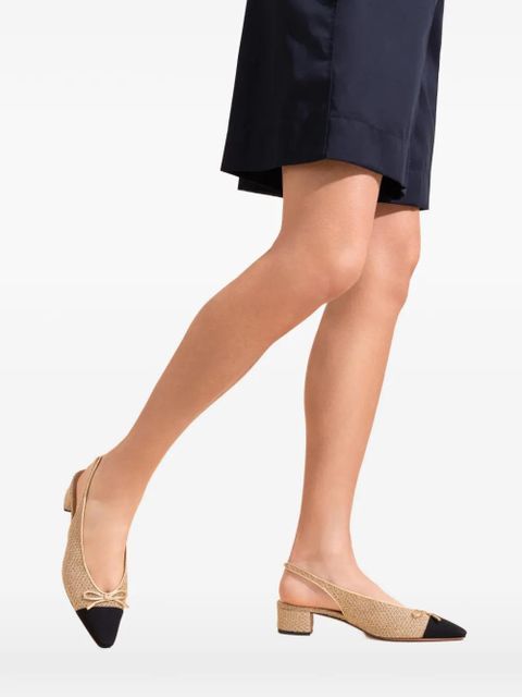 Aquazzura slingback-strap pumps - Gold - zdjęcie produktu nr 1