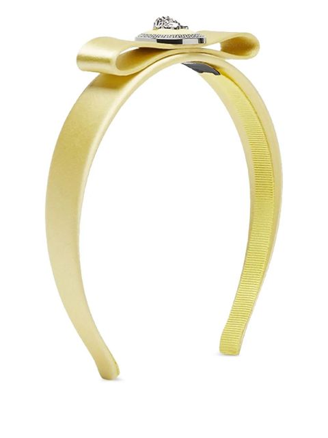 Versace Gianni Ribbon headband - Yellow