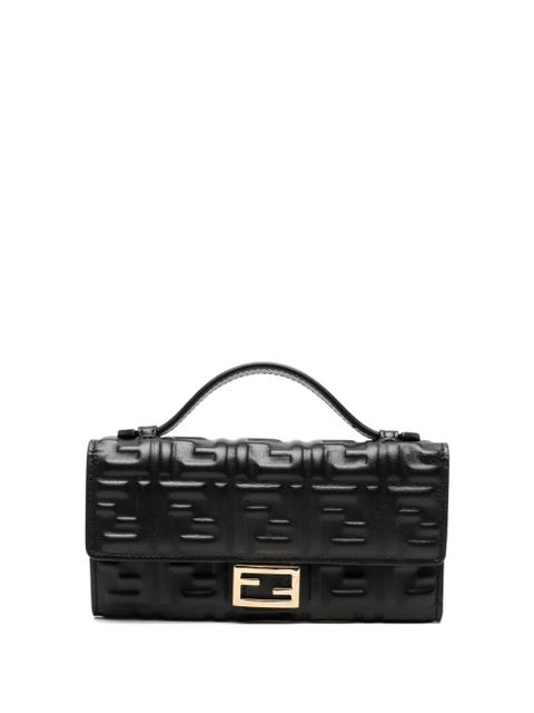 FENDI enbossed leather mini bag - Black - zdjęcie produktu nr 1