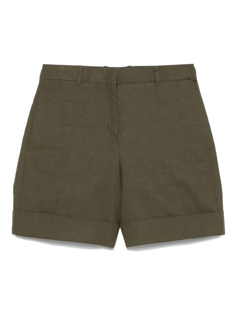 Jil Sander linen shorts - Green - zdjęcie produktu nr 1
