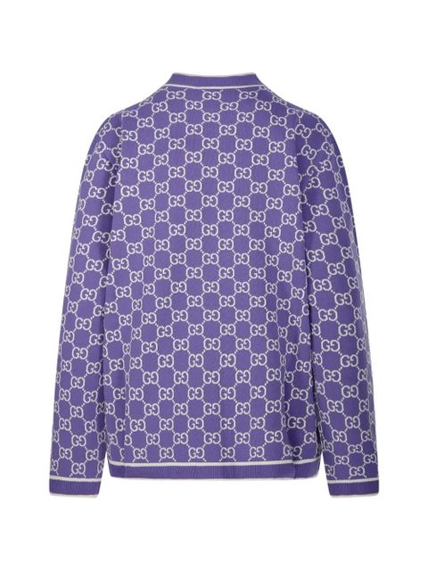 Gucci patterned cardigan - Purple - zdjęcie produktu nr 2