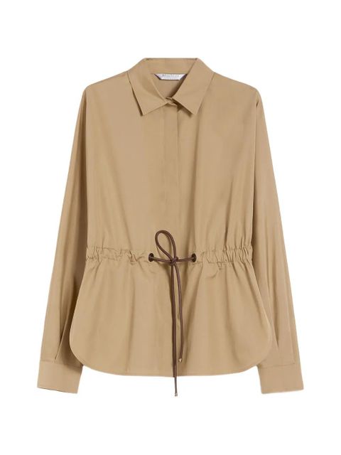 Max Mara drawstring shirt - Neutrals - zdjęcie produktu nr 1
