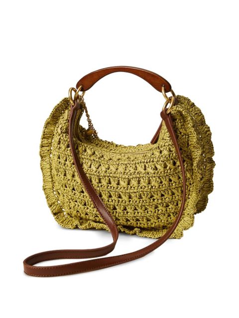 TWINSET woven ruffled shoulder bag - Green - zdjęcie produktu nr 2