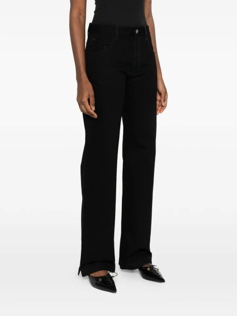 The Attico straight-leg jeans - Black