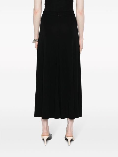 TOTEME high-waisted midi skirt - Black