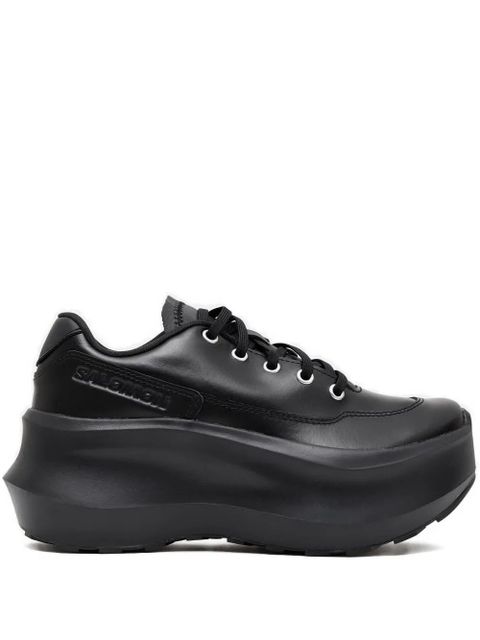 Comme Des Garçons Salomon leather platform sneakers - Black - zdjęcie produktu nr 1