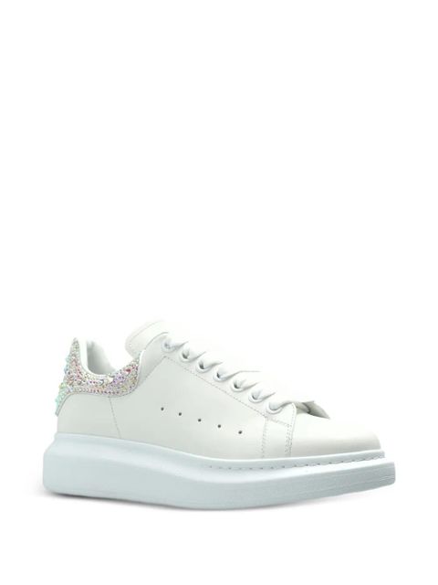 Alexander McQueen embellished lace-up sneakers - White - zdjęcie produktu nr 2