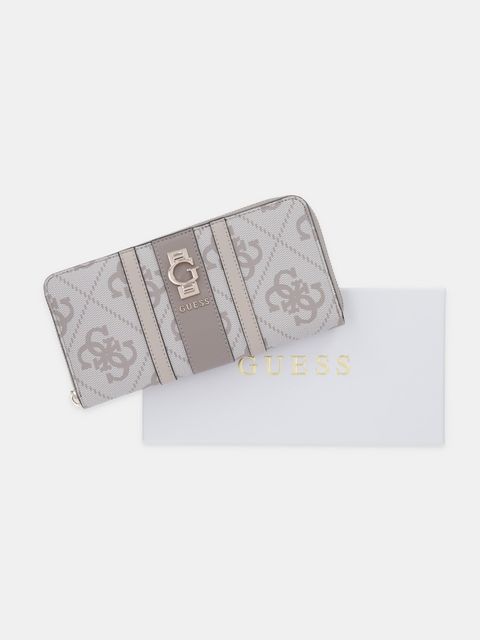 Guess portfel ERENIA damski kolor beżowy SWSO78 38146