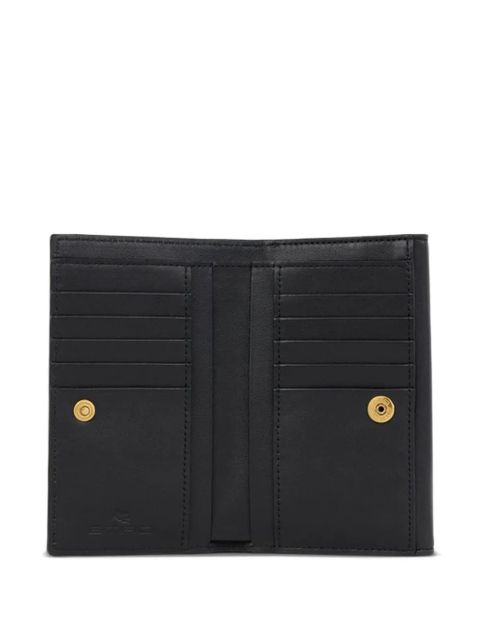 ETRO Pony leather wallet - Black