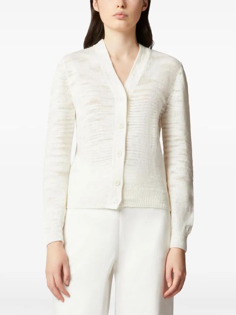 Tod's V-neck knit cardigan - White