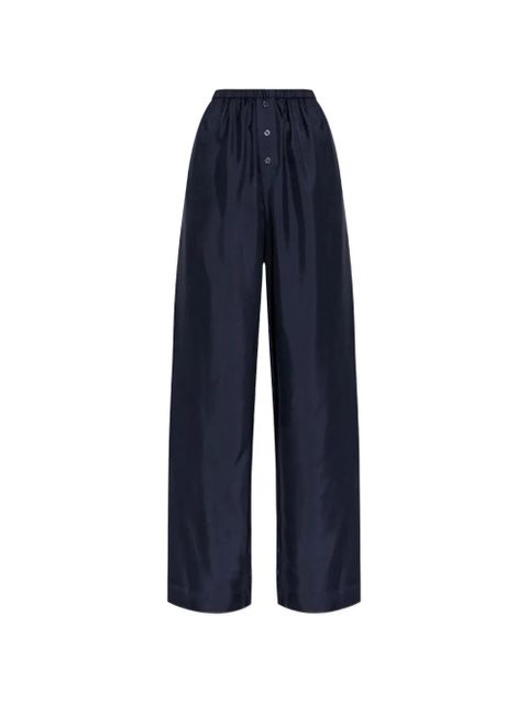 Róhe silk trousers - Blue - zdjęcie produktu nr 1