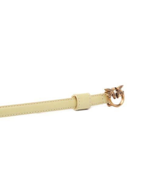 PINKO Love Birds buckled belt - Yellow