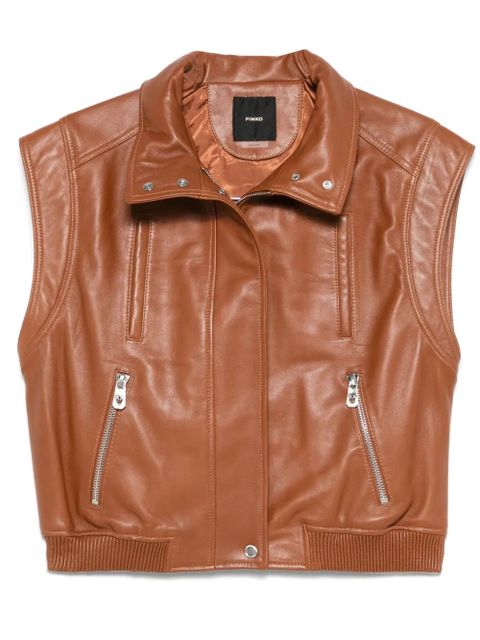 PINKO Gambia gilet - Brown - zdjęcie produktu nr 1
