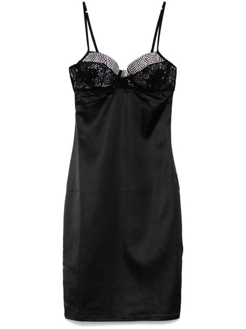 Oséree crystal-embellished tube dress - Black - zdjęcie produktu nr 1