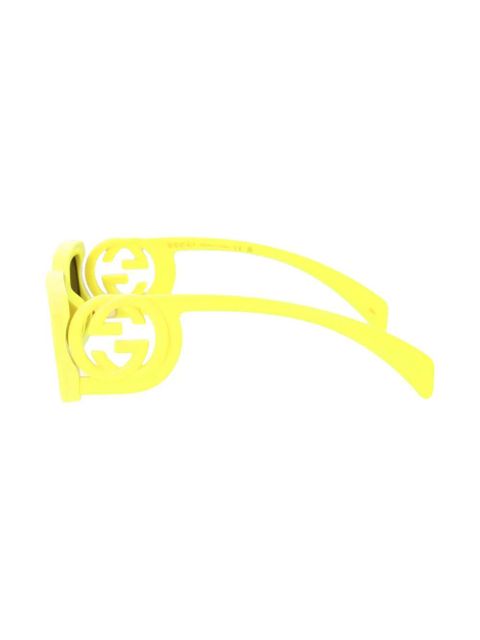 Gucci Eyewear rectangle-frame sunglasses - Yellow