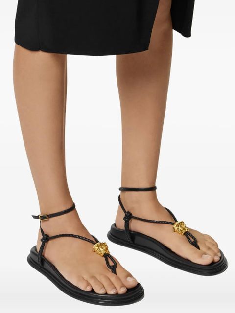 Versace La Medusa sandals - Black