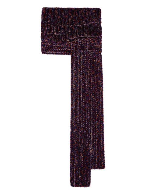 DRIES VAN NOTEN knitted scarf - Purple - zdjęcie produktu nr 1