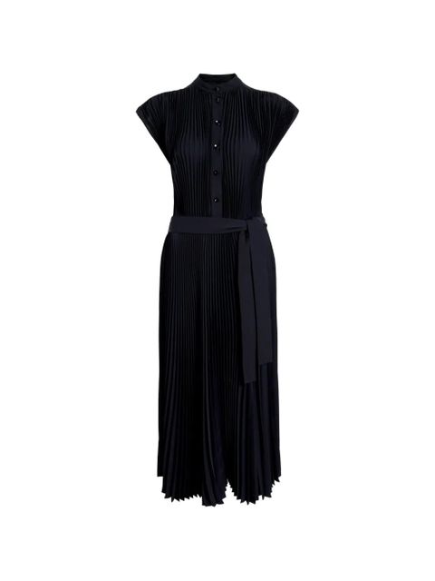 Proenza Schouler Farah pleated midi dress - Black - zdjęcie produktu nr 1