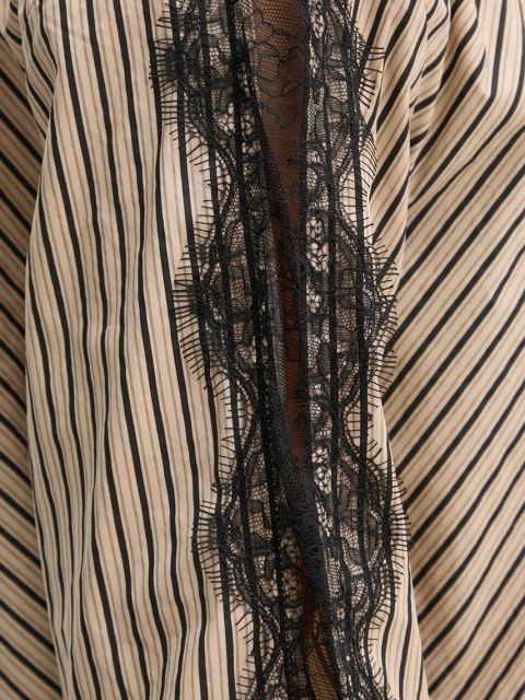 Bruuns Bazaar koszula bawełniana IpoBBLua shirt damska kolor beżowy relaxed z kołnierzykiem klasycznym BBW4140