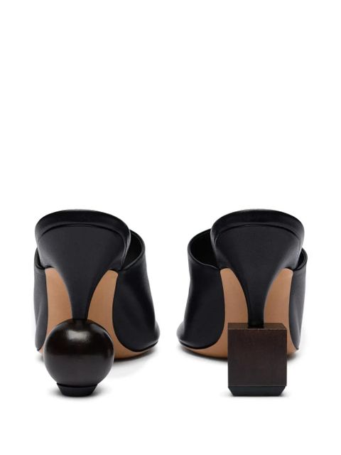 Jacquemus leather mules - Black
