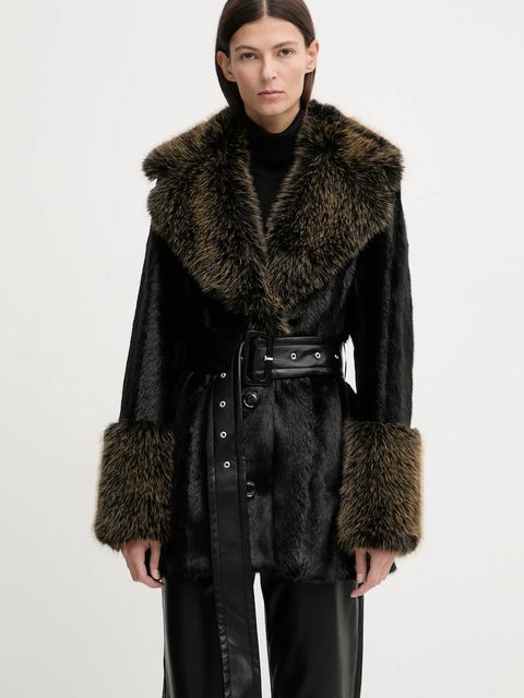 Stand Studio płaszcz Fae kolor czarny 66609-9890 - zdjęcie produktu nr 1