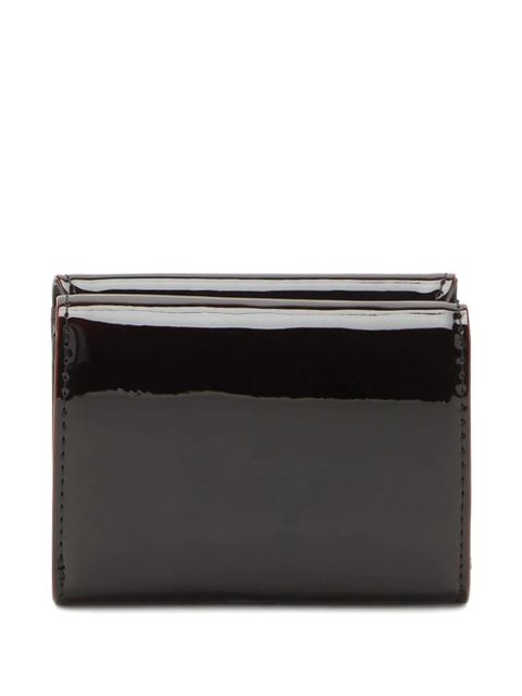 Diesel logo-plaque trifold wallet - Red - zdjęcie produktu nr 2