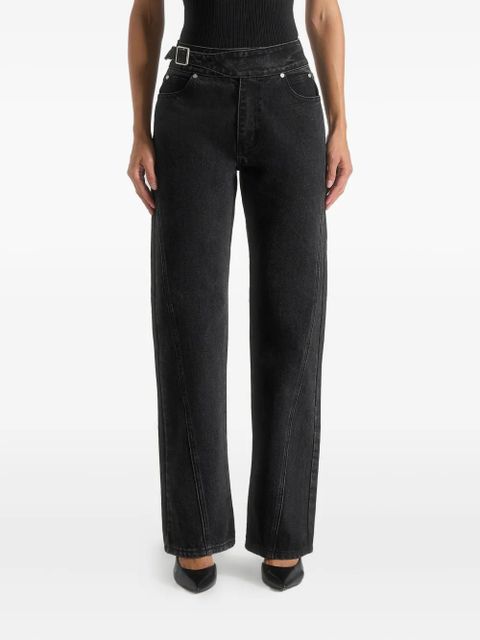 Manière De Voir Loane twist-seam jeans - Black - zdjęcie produktu nr 1