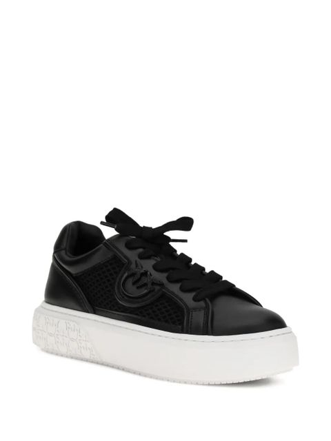 PINKO logo appliqué platform sneakers - Black - zdjęcie produktu nr 2