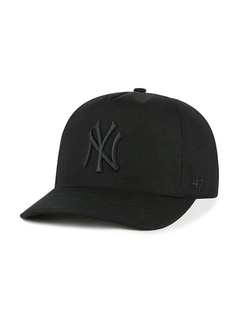 47 brand czapka z daszkiem bawełniana MLB New York Yankees kolor czarny B-FHTCH17GWP-BKB - zdjęcie produktu nr 1