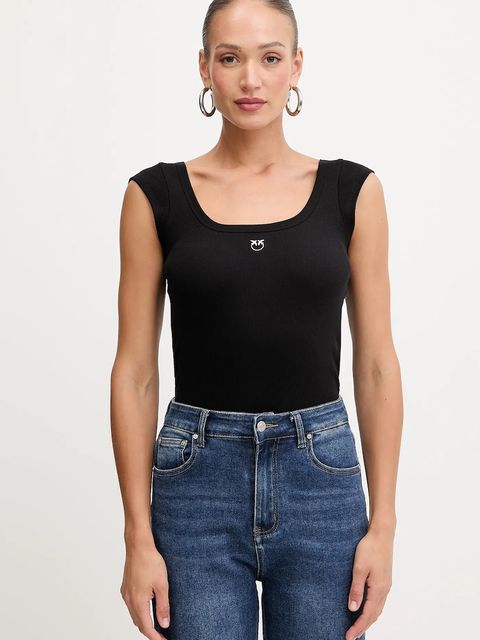 Pinko t-shirt damski kolor czarny 105511 A2RC - zdjęcie produktu nr 1