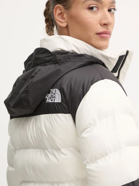 The North Face kurtka Limbara damska kolor beżowy zimowa NF0A89G9QLI1