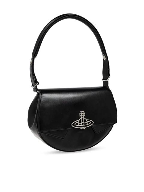Vivienne Westwood Orb-print shoulder bag - Black