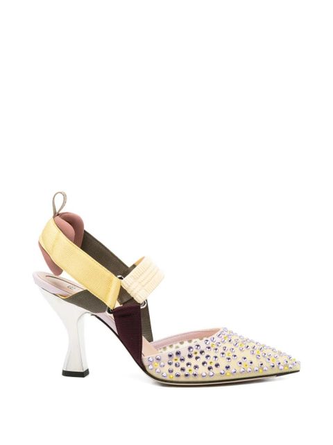 FENDI Colibrì embellished pumps - Neutrals - zdjęcie produktu nr 1