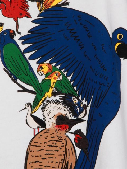 FARM Rio parrot-print T-shirt - White