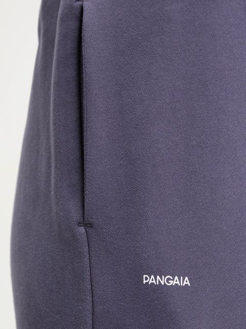 Pangaia spodnie dresowe bawełniane kolor fioletowy gładkie 10000295