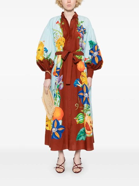 ALEMAIS Dahlia maxi dress - Blue - zdjęcie produktu nr 2